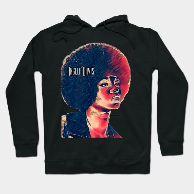 Angela Davis Hoodie by BlackOzean